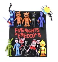 Five Nights At Freddys - Kit Com 12 Bonecos - Pronta Entrega