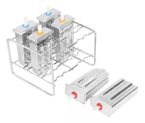 Estante Para Hacer Helados De Acero Inoxidable, 6 Moldes, Br