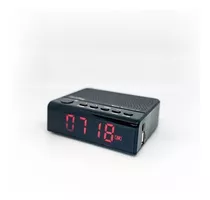Radio Reloj Despertador Digital Recargable Bluetooth Usb