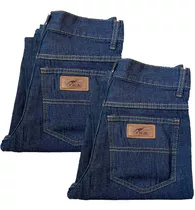 Kit 2 Calças Masculina Jeans Pra Trabalho Corte Reto 