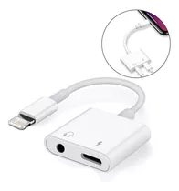 Adaptador Fone Ouvido Para iPhone 12 13 14 15 Recarrega Mic