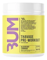 Raw Cbum Thavage Pre Workout  Pre Entreno 40 Servicios Sfn