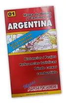 Mapa De Rutas Y Caminos De Argentina 