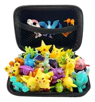 Bonecos Kit 24 Miniaturas Pokémon Sem Repetições (3 A 4 Cm)