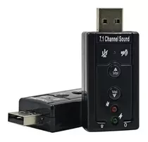 Tarjeta De Sonido Externa Usb 7.1 Adaptador Audio 