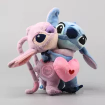 Stitch Pélucia Disney Angel Dia Dos Namorados Coração! S2