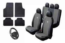 Kit Capas Bancos Couro Carro Tapetes Volante Clio 2015