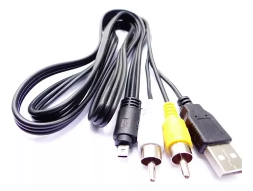 Cabo Usb Camera Sony Micro Usb Pinos X Rca Av Mts Mercadolivre