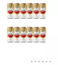 Cerveza Amstel Lager 473ml Pack X12 Zetta Bebidas
