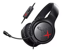 Fone De Ouvido Gamer Creative Sound Blaster X H3 P2 Preto