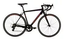 Bicicleta Ruta Totem T21b414 Mnx R700 S 14v Frenos Caliper Cambios Shimano Tourney A070 Color Negro/morado