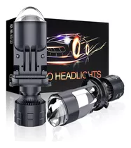 Par De Bombillos Led H4 Con Proyector  Moto O Carro