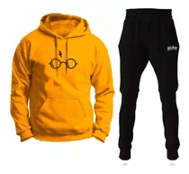 Conjunto Moletom Harry Potter Infantil Blusa + Calça Top Ful