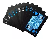 Baralho Black A Prova D'agua - Baralho Preto - Poker Mágica
