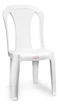 Silla Plastica Color Blanco Nitya