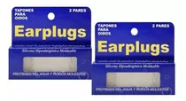 Tapones Oidos Silicona Moldeable Earplugs X 4 Pares