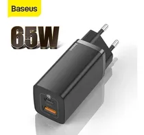 Carregador Baseus Gan 2 Lite 65w Macbook iPhone 13 S21 Ultra