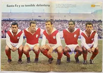 Independiente Santa Fe (delantera) Revista Vea Deportes 1966