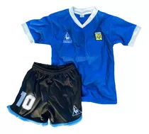 Conjunto Camiseta Short Niños Argentina 1986 Retro Vintage