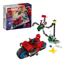 Lego Motocicleta Homem Aranha Vs. Dr. Ock 77 Peças 6+ 76275