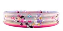 Piscina Inflável Infantil Minnie 130 Litros Bolinhas Menina Cor Colorido