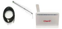 Modem 4g 3g Roteador Wifi Zte Mf253l Antena Full Cabo De 10m