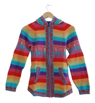 Campera De Lana De Alpaca Llama Multicolor