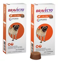 Bravecto Cães De 4,5 A 10kg Preço Promocional Kit Com 02 Uni