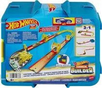 Pista Hot Wheels Propulsor Do Raio Track Builder Com Curvas 