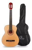 Guitarra Sevillana 30 Pulgadas / Funda / Natural / 8452 Para Niños