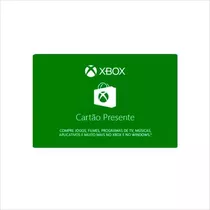 Gift Card Xbox Cartão Presente De R$ 50