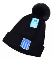 Gorro Invierno Racing Club Con Licencia Oficial