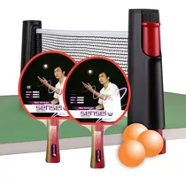 Pack De 2 Paletas De Ping Pong Sensei Profesional Sensei Fl Fino (cóncavo)