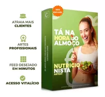 Pack Nutrição - Editável Direto No Canva 46 Artes + Bônus