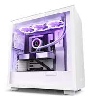 Gabinete Gamer Nzxt H7 Branco Vidro Temp. Mid Tower C/janela