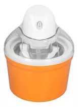 Máquina Eléctrica Para Hacer Helados, Color Naranja, 1,2 L,