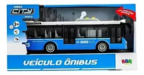 Ônibus Mega City Brinquedo Com Fricção Sons E Luzes Bbr Toys