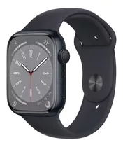Apple Watch Series 8 Gps - Caixa Meia-noite De Alumínio 45 Mm - Pulseira Esportiva Meia-noite - Padrão