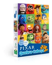 Quebra Cabeça 200 Peças Personagens Pixar - Toyster  8054 