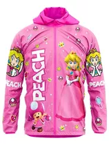 Chaqueta Antifluido De Princesa Peach Para Niñas 