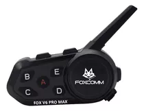 Intercomunicador Bluetooth Fox V6 Pro Max P/ Moto 