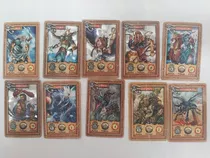 Lote 10 Cards Mythomania Coleção Antigos 