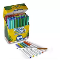 Crayola Super Tips Marcadores De Tinta Lavable 100 Pintar