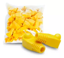 Capa Conector Amarelo Rj45 100 Peças