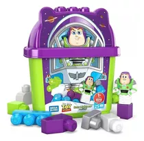 Kit Balde Blocos De Montar Buzz Lightyear Original Disney