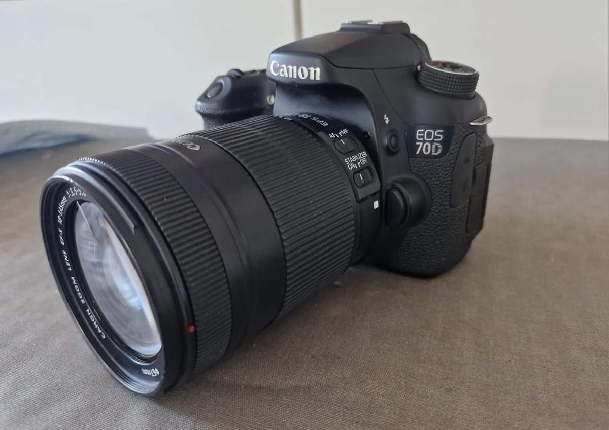 Canon 70d Lente 18 135 Stm | Mercado Livre