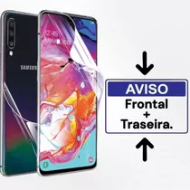 Película Nano Hidrogel P/ Samsung Galaxy Tela Tampa Traseira