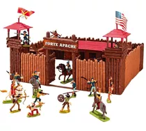 Forte Apache Batalha Luxo Figuras Pintadas 0062 - Gulliver