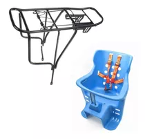 Silla Asiento De Bicicleta Para Bebe Niños+parrilla Force Cl