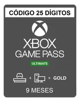 Game Pass Ultimate Live Gold + Gpu 9 Meses Código 25 Digitos